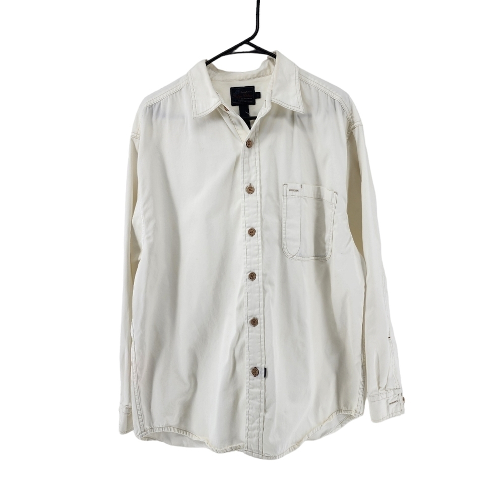 Tommy Bahama Indigo Palms Denim Company Men's Vintage Button-Up Denim Shirt